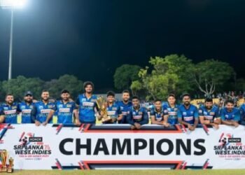 மேற்கிந்திய தீவுகள் அணிக்கு எதிரான T20 தொடர்- இலங்கை அணி அபார வெற்றி..!