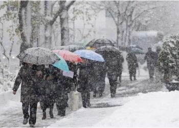 தென் கொரியாவை புரட்டிப் போட்ட பனிப்பொழிவு!